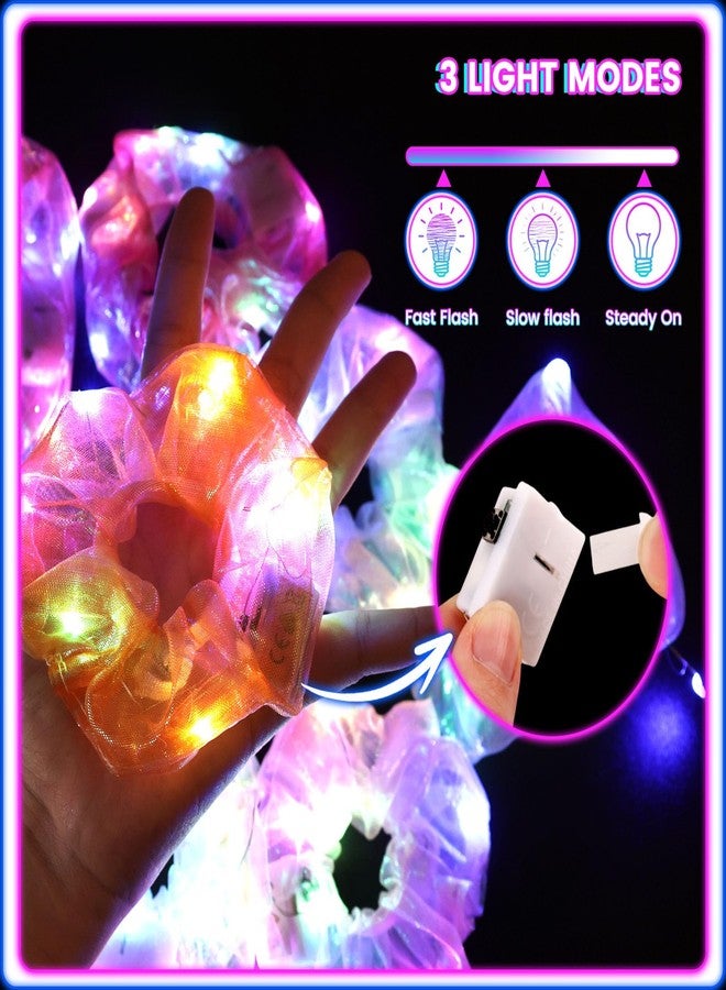 لوفس تاون مجموعة ربطات شعر مضيئة من لوفز تاون، 16 قطعة، مزودة بإضاءة LED، وأنماط إضاءة متعددة، وإكسسوارات شعر تتوهج في الظلام، مثالية لتزيين حفلات الرقص الصاخبة. - Image 2